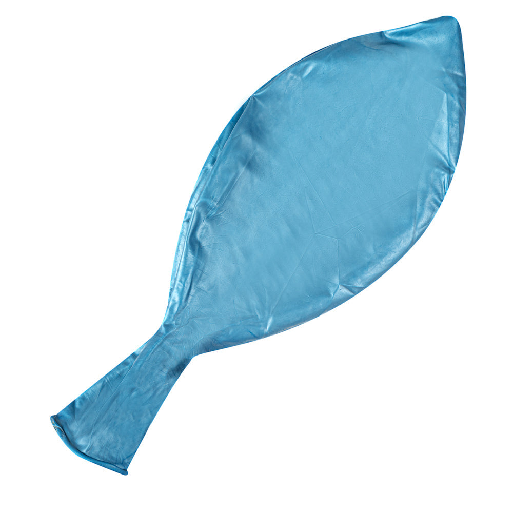 Balloonify Metallic Blue Latex Balloon - 36" - 10 count box