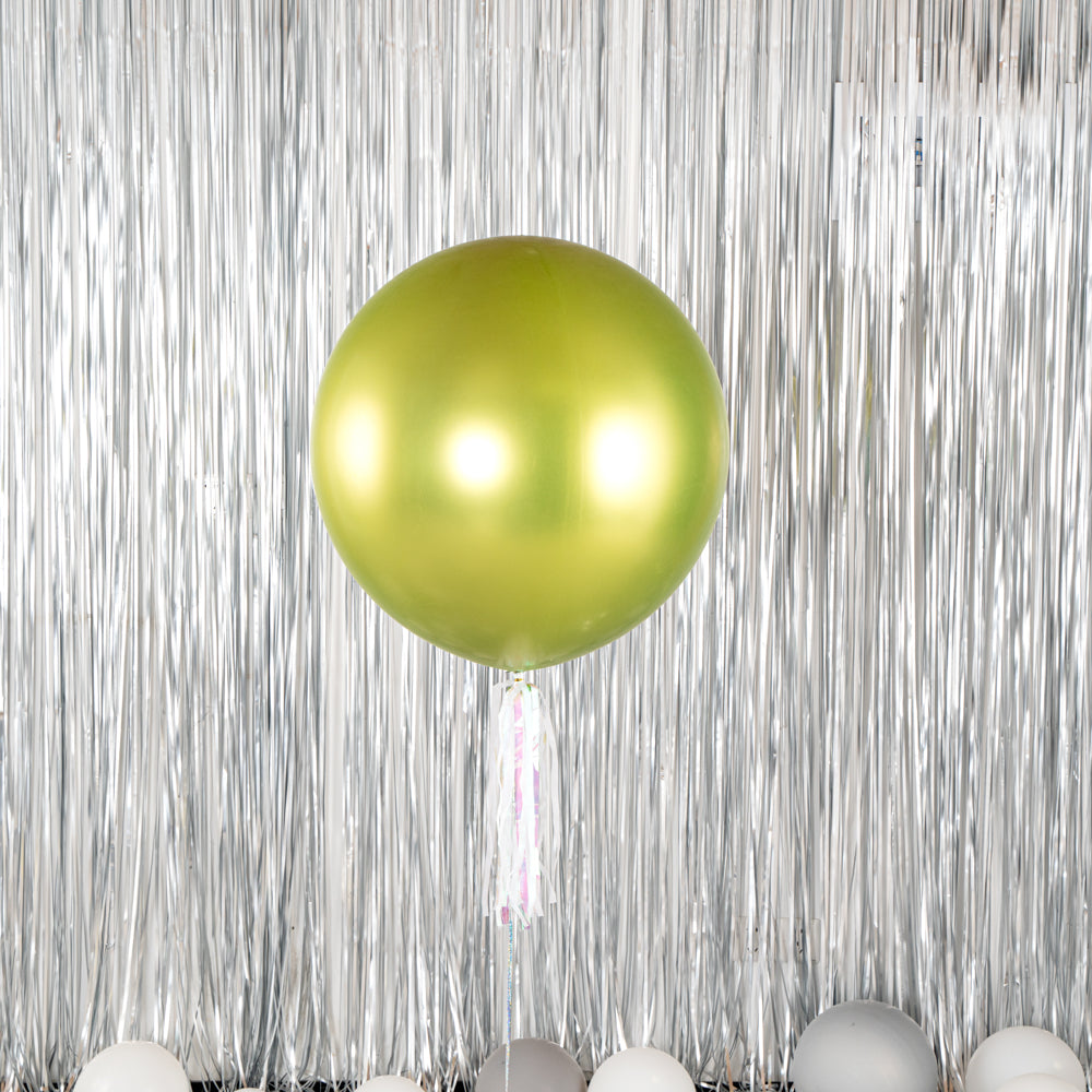 Balloonify Metallic Eco Green Latex Balloon - 36" - 10 count box