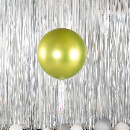 Balloonify Metallic Eco Green Latex Balloon - 36" - 10 count box