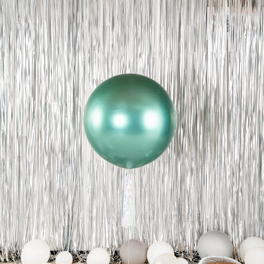 Balloonify Metallic Green Latex Balloon - 36" - 10 count box