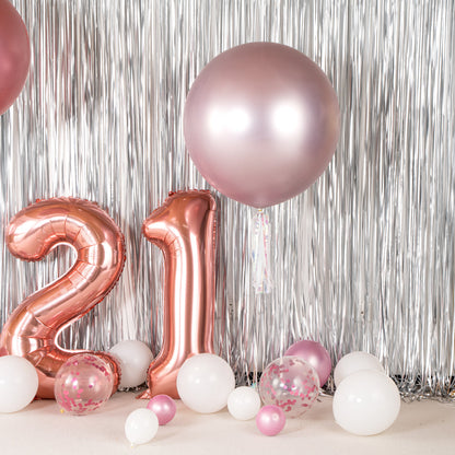 Balloonify Metallic Champagne Pink Latex Balloon - 36" - 10 count box