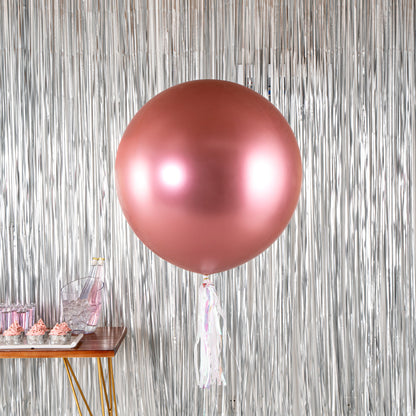 Balloonify Metallic Pink Latex Balloon - 36" - 10 count box