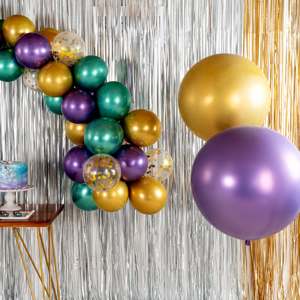 Balloonify Metallic Purple Latex Balloon - 36" - 10 count box