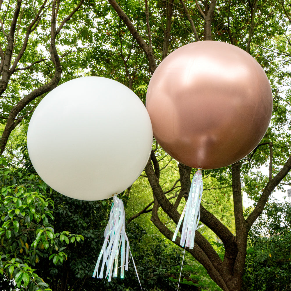 Balloonify Metallic Rose Gold Latex Balloon - 36" - 10 count box