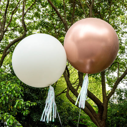 Balloonify Metallic Rose Gold Latex Balloon - 36" - 10 count box