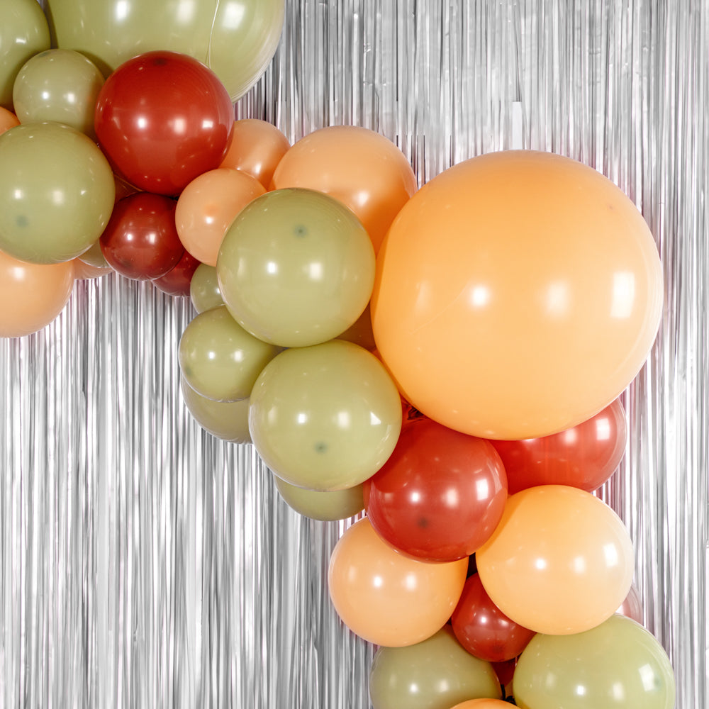 Balloonify Brown, Beige and Green Balloon Arch / Garland Kit - 127 Pieces - 1 count box