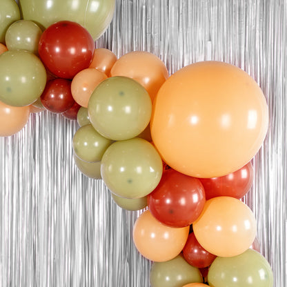 Balloonify Brown, Beige and Green Balloon Arch / Garland Kit - 127 Pieces - 1 count box