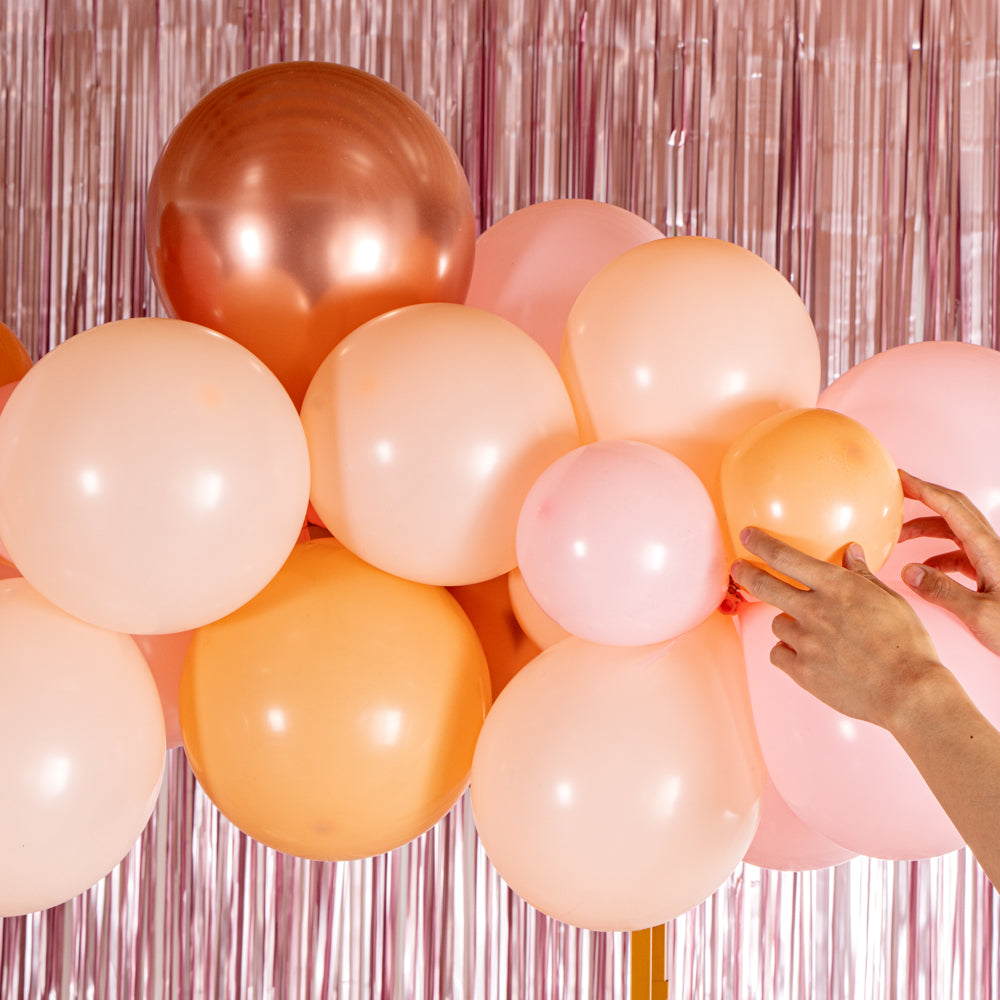 Balloonify Nude, Pink and Rose Gold Balloon Arch / Garland Kit - 139 Pieces - 1 count box