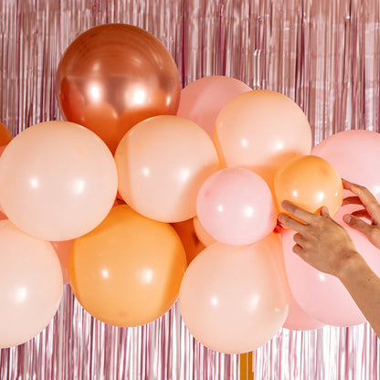 Balloonify Nude, Pink and Rose Gold Balloon Arch / Garland Kit - 139 Pieces - 1 count box
