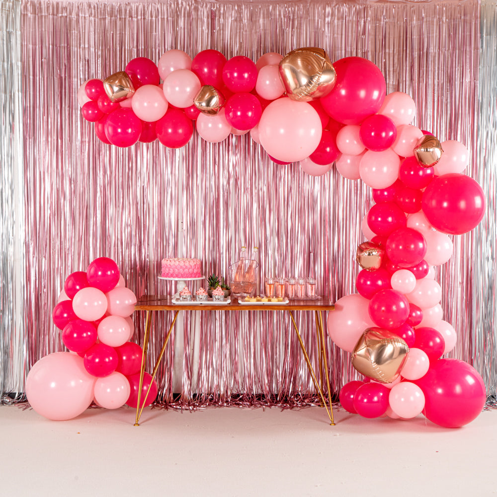 Balloonify Pink and Rose Gold Balloon Arch / Garland Kit - 166 Pieces - 1 count box