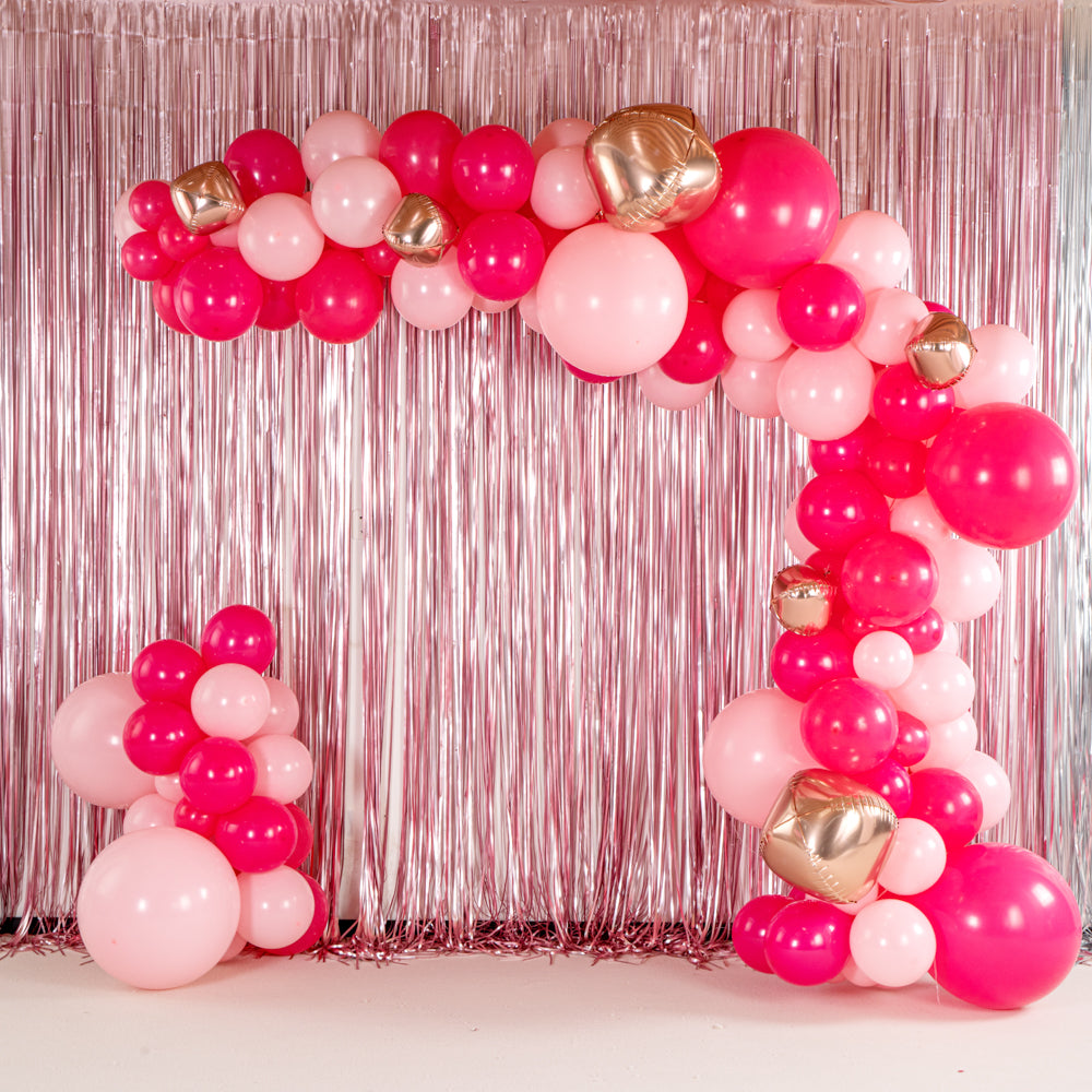 Balloonify Pink and Rose Gold Balloon Arch / Garland Kit - 166 Pieces - 1 count box