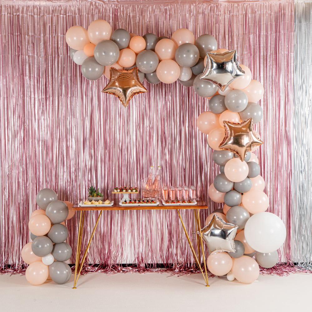Balloonify Champagne Star Balloon Arch / Garland Kit - 129 Pieces - 1 count box