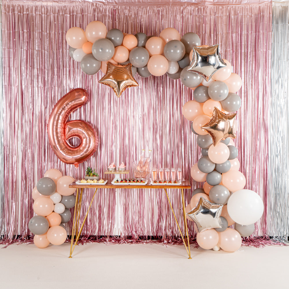 Balloonify Champagne Star Balloon Arch / Garland Kit - 129 Pieces - 1 count box