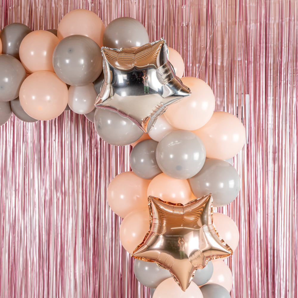 Balloonify Champagne Star Balloon Arch / Garland Kit - 129 Pieces - 1 count box