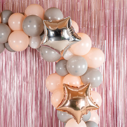 Balloonify Champagne Star Balloon Arch / Garland Kit - 129 Pieces - 1 count box
