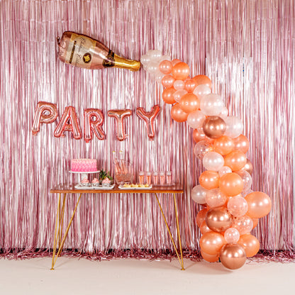 Balloonify Champagne Bottle Balloon Arch / Garland Kit - 90 Pieces - 1 count box