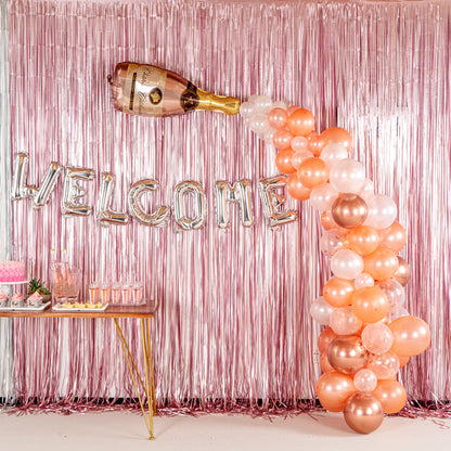 Balloonify Champagne Bottle Balloon Arch / Garland Kit - 90 Pieces - 1 count box
