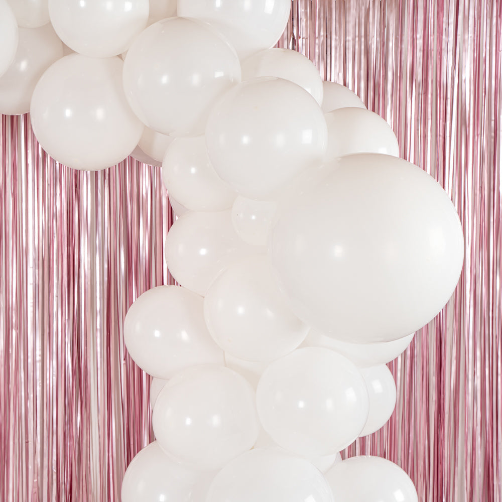 Balloonify White Balloon Arch / Garland Kit - 105 Pieces - 1 count box