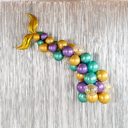 Balloonify Confetti Mermaid Balloon Arch / Garland Kit - 44 Pieces - 1 count box