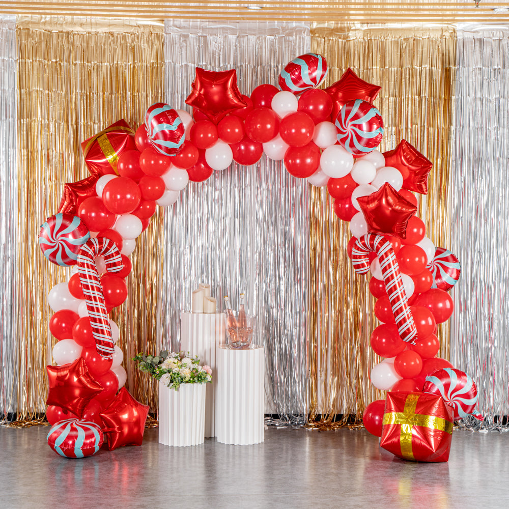 Balloonify Holiday Balloon Arch / Garland Kit - 141 Pieces - 1 count box