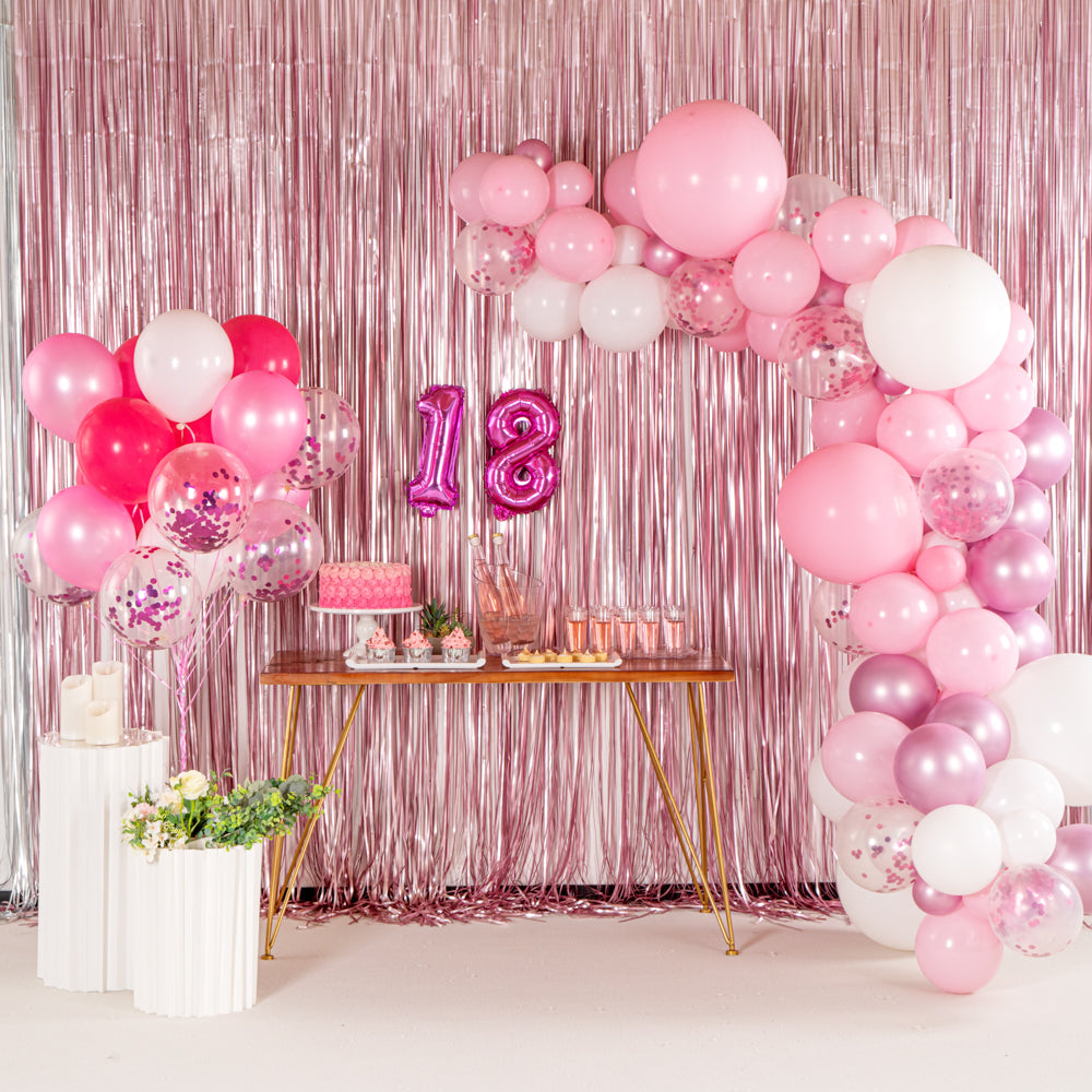Balloonify Pink Confetti Balloon Set - 20 Pieces - 1 count box