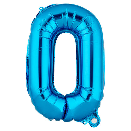 Balloonify Blue Mylar Number 0 Balloon - 16" - 1 count box