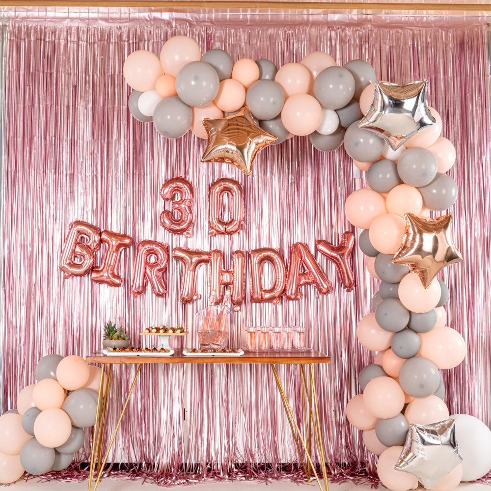 Balloonify Rose Gold Mylar Number 0 Balloon - 16" - 1 count box