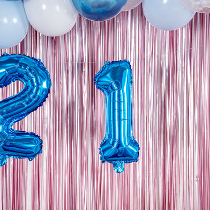 Balloonify Blue Mylar Number 1 Balloon - 16" - 1 count box