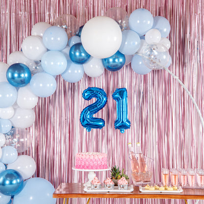 Balloonify Blue Mylar Number 1 Balloon - 16" - 1 count box