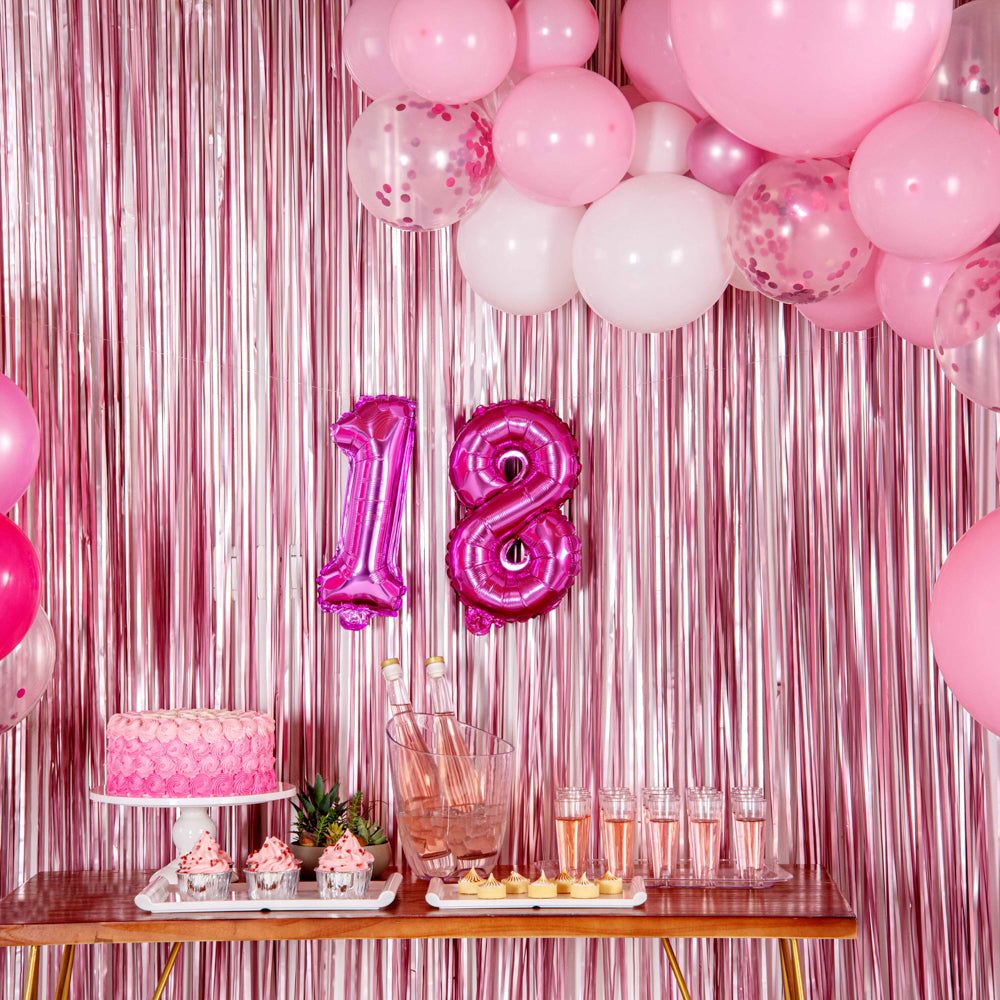 Balloonify Pink Mylar Number 1 Balloon - 16" - 1 count box