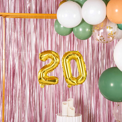 Balloonify Gold Mylar Number 2 Balloon - 16" - 1 count box