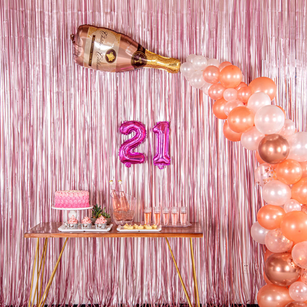 Balloonify Pink Mylar Number 2 Balloon - 16" - 1 count box