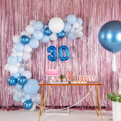 Balloonify Blue Mylar Number 3 Balloon - 16" - 1 count box