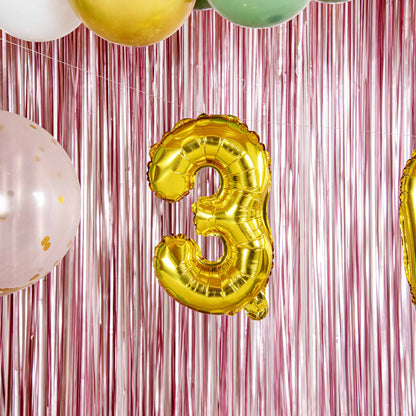 Balloonify Gold Mylar Number 3 Balloon - 16" - 1 count box