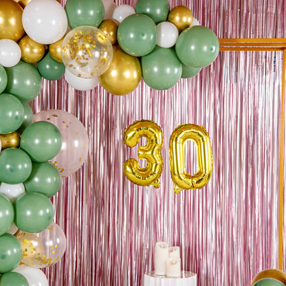 Balloonify Gold Mylar Number 3 Balloon - 16" - 1 count box