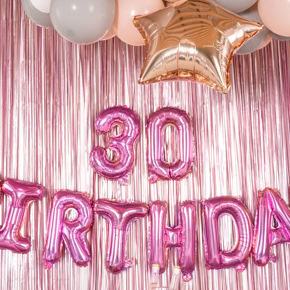 Balloonify Pink Mylar Number 3 Balloon - 16" - 1 count box