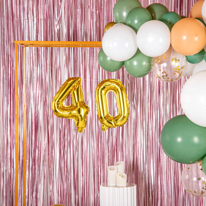 Balloonify Gold Mylar Number 4 Balloon - 16" - 1 count box
