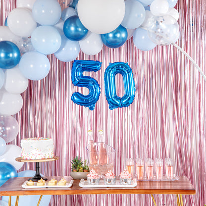 Balloonify Blue Mylar Number 5 Balloon - 16" - 1 count box