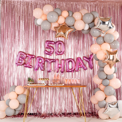 Balloonify Pink Mylar Number 5 Balloon - 16" - 1 count box