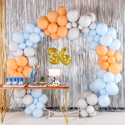 Balloonify Gold Mylar Number 6 Balloon - 16" - 1 count box