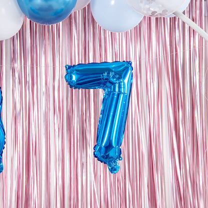 Balloonify Blue Mylar Number 7 Balloon - 16" - 1 count box