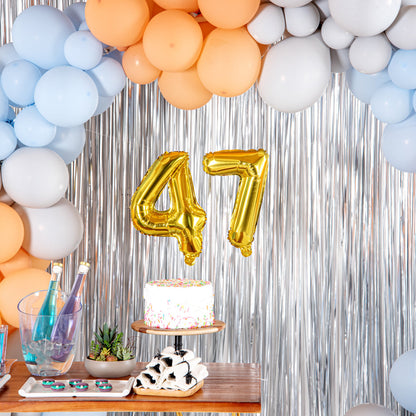 Balloonify Gold Mylar Number 7 Balloon - 16" - 1 count box
