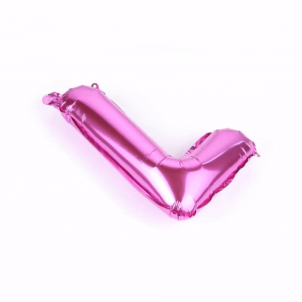 Balloonify Pink Mylar Number 7 Balloon - 16" - 1 count box