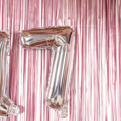 Balloonify Silver Mylar Number 7 Balloon - 16" - 1 count box