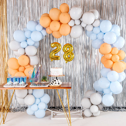 Balloonify Gold Mylar Number 8 Balloon - 16" - 1 count box