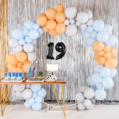 Balloonify Black Mylar Number 9 Balloon - 16" - 1 count box