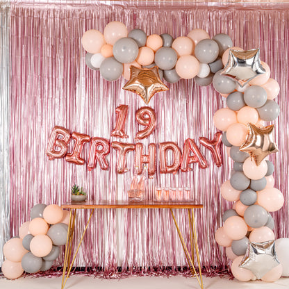 Balloonify Rose Gold Mylar Number 9 Balloon - 16" - 1 count box