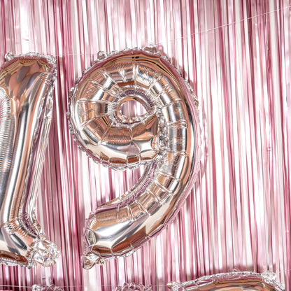 Balloonify Silver Mylar Number 9 Balloon - 16" - 1 count box