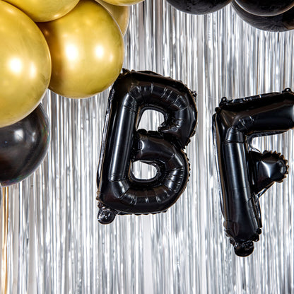 Balloonify Black Mylar Letter B Balloon - 16" - 1 count box