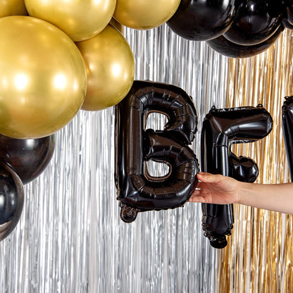 Balloonify Black Mylar Letter B Balloon - 16" - 1 count box